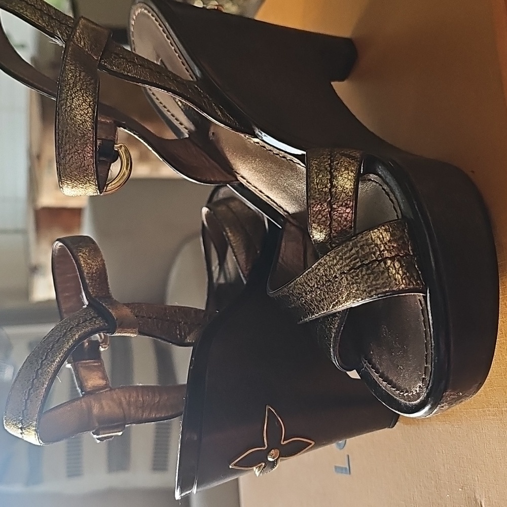 Louis Vuitton Wooden Wedge